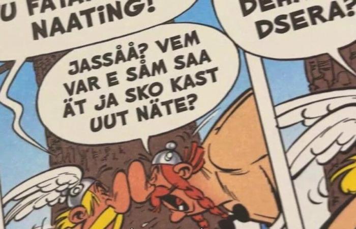 Astérix traduit en dialecte Grondspraatsi