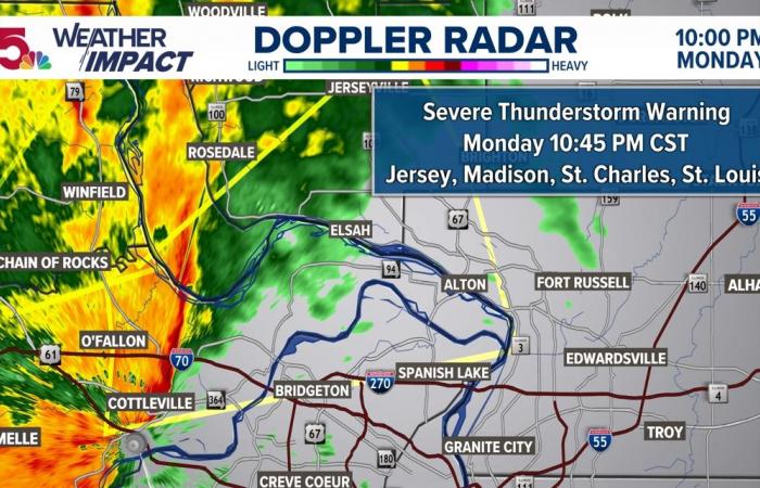 L’avertissement de tornade expire pour les comtés de Lincoln et de St. Charles après une brève montée en puissance