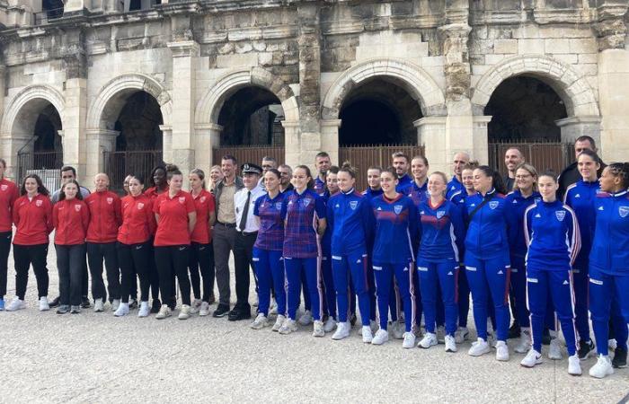 L’équipe de police française à Nîmes avant l’Euro de juin