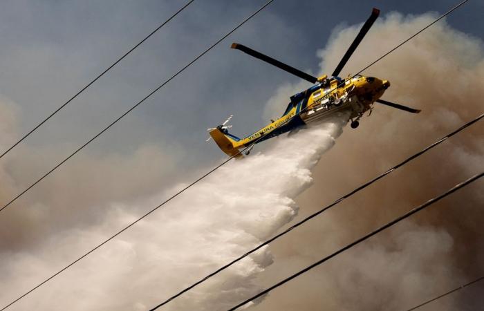 Los Angeles | Un incendie se propage rapidement