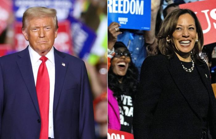 Trump en tête avec 267 grands votants, 214 pour Harris