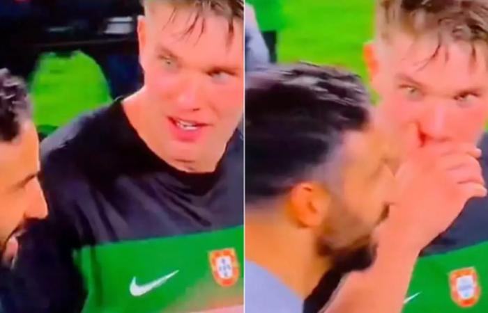 Les fans de Man Utd disent la même chose après avoir repéré le moment d’après-match entre Ruben Amorim et Viktor Gyokeres – Man Utd