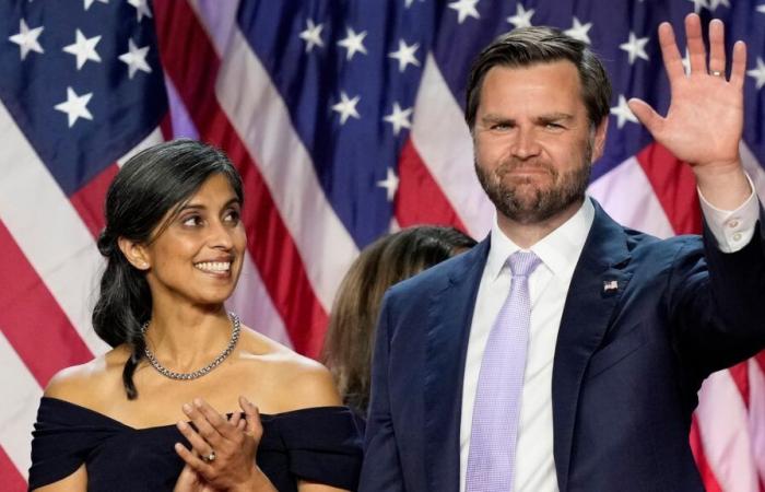 L’épouse de JD Vance, Usha Vance, est sur le point de devenir une deuxième dame historique