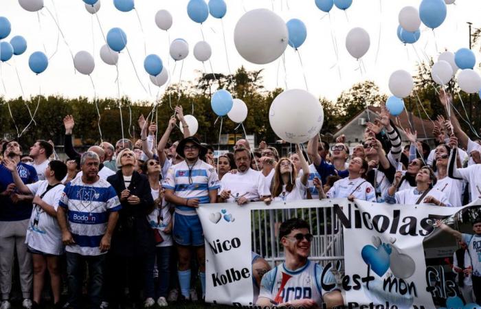 “Nico dans nos coeurs”, un émouvant hommage au jeune rugbyman tué devant une discothèque