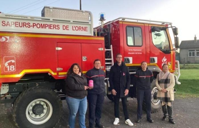 La belle action de ces pompiers de l’Orne en faveur de la lutte contre le cancer