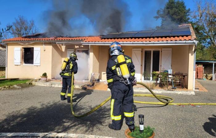 une maison détruite à Orbessan