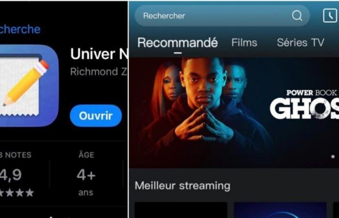 Cette application iPhone cachait une plateforme illégale de streaming de films et de séries