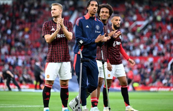 Leny Yoro (ex-LOSC) reprend l’entraînement à Manchester United