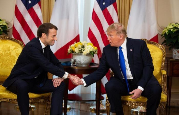 « Prêts à travailler ensemble »… les mots d’Emmanuel Macron à Donald Trump