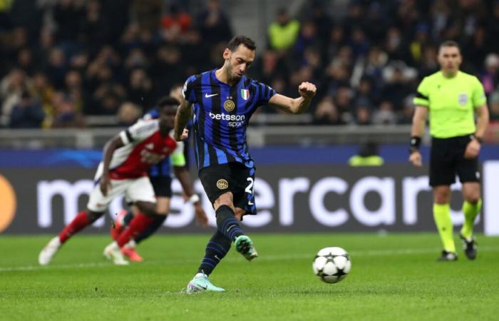 Calhanoglu maintient un record parfait de pénalités pour l’Inter avec 19 sur 19