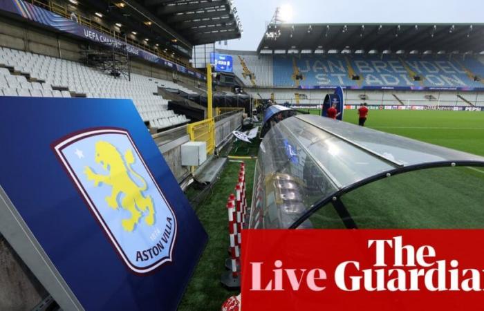 Club de Bruges contre Aston Villa : Ligue des Champions – en direct