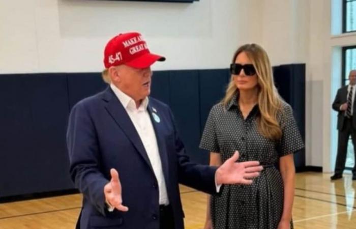 Les rumeurs d’une « fausse Melania » refont surface alors que l’ancienne Première dame rejoint Donald Trump pour voter