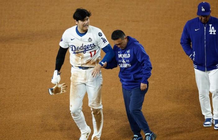 Shohei Ohtani a terminé les World Series avec une blessure grave