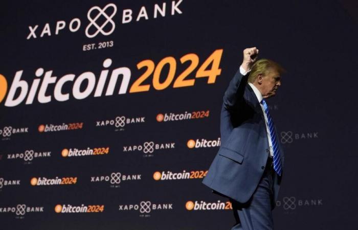 Propulsé par la possibilité d’une victoire de Trump, le bitcoin atteint un record à 75 000 $