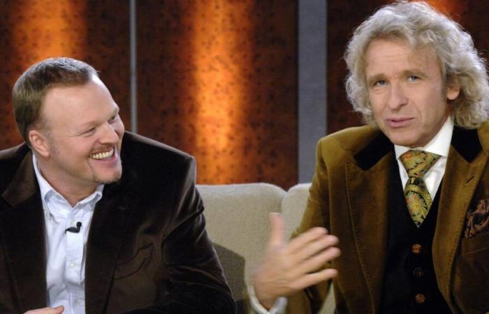 Thomas Gottschalk vient au show de Stefan Raab