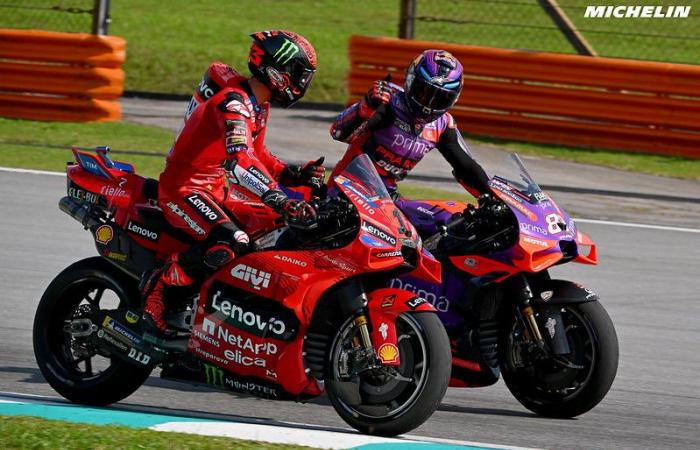 MotoGP Malaisie Sepang J3, Débriefing Jorge Martin (Ducati/2) : « il peut pleuvoir, il peut y avoir du vent, il peut neiger », etc. (intégralité)