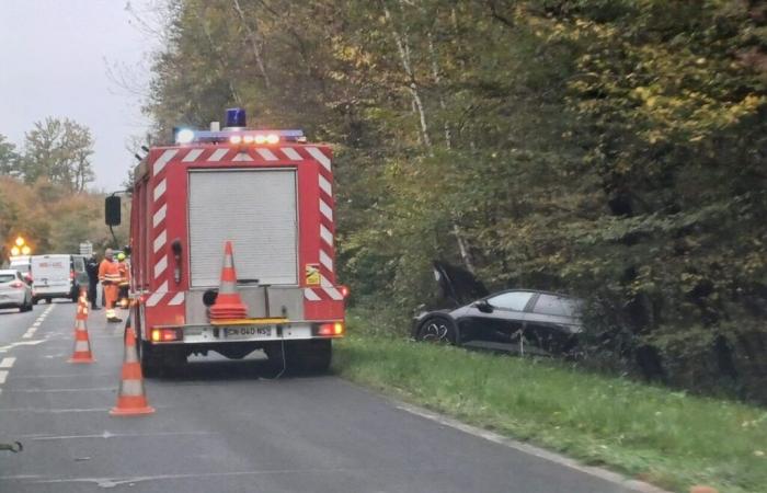 Deux voitures finissent dans le fossé pour éviter une collision frontale sur cette route de l’Oise