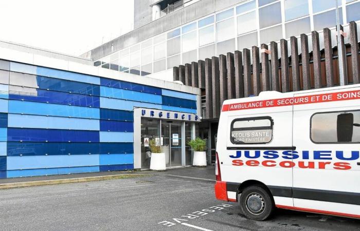 Keolis Santé ambulance drivers on strike in North Finistère