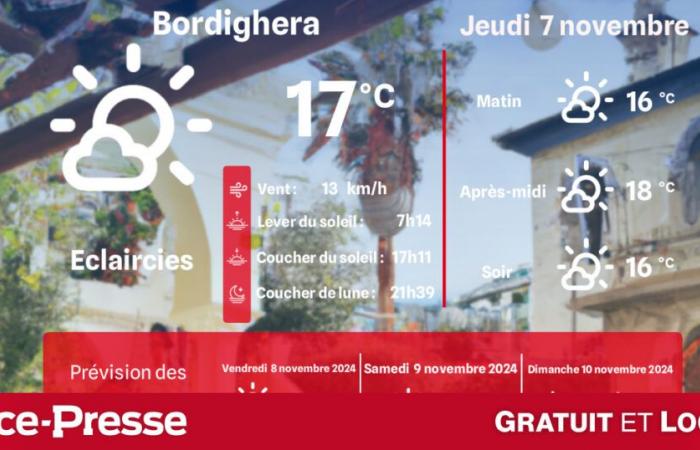 quel temps et quelles températures ce jeudi 7 novembre ?