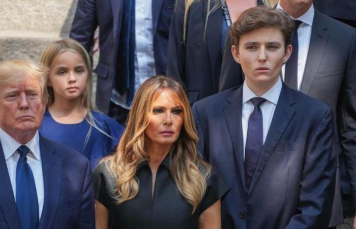 Trump révèle pourquoi son fils, Barron et celui de Melania, est si grand