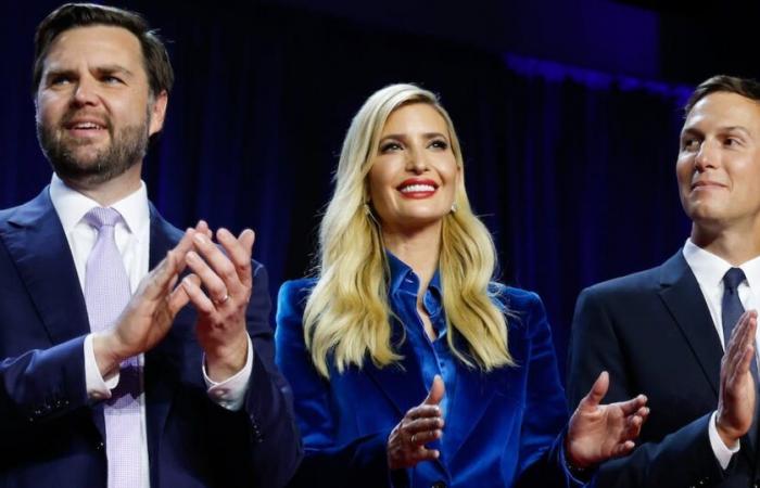 Ivanka a le courage de monter sur scène au Victory Rally après la campagne Blanking