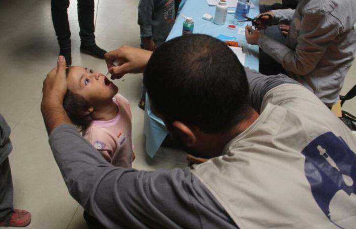 Fin de la campagne de vaccination contre la polio, plus de 500 000 enfants vaccinés