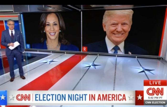 Trump ou Harris ? Comment la télé américaine joue sur le stress et l’émotion le soir des élections