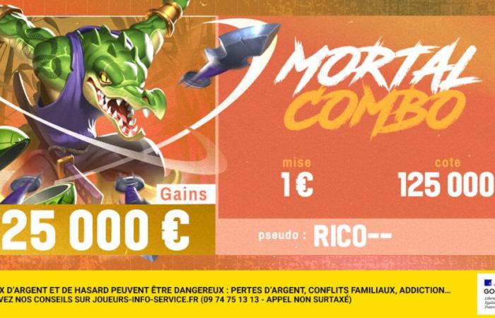 Rico– transforme 1€ en 125 000€ ! – Nouvelles