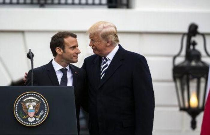 Donald Trump arrive en tête des résultats de la présidentielle américaine, Emmanuel Macron le félicite pour sa victoire