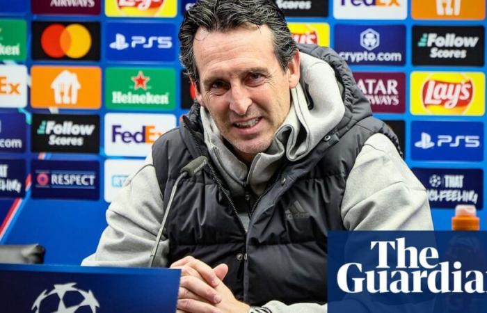 Unai Emery fixe à Aston Villa l’objectif de se classer parmi les huit premiers de la Ligue des champions