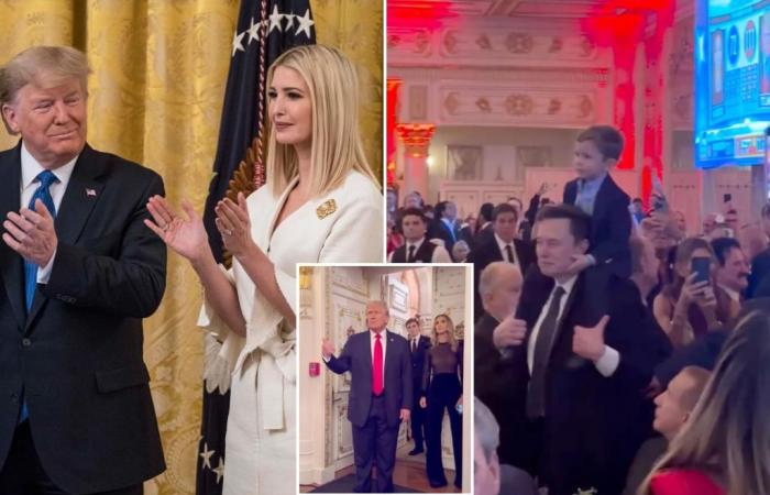 Ivanka Trump assiste à la soirée électorale à Mar-a-Lago