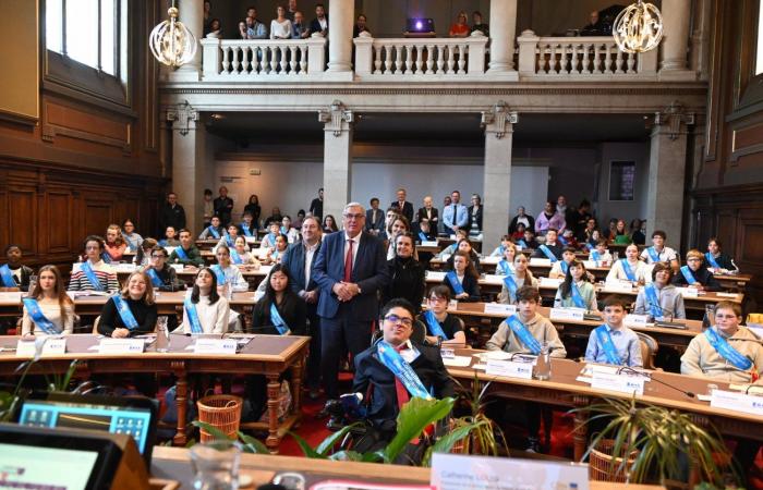 La cérémonie d’investiture des 54 jeunes du conseil départemental a eu lieu