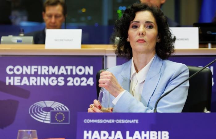 Hadja Lahbib donne son « grand oral » au Parlement européen : « Rien ne me prédestinait à me retrouver devant vous »