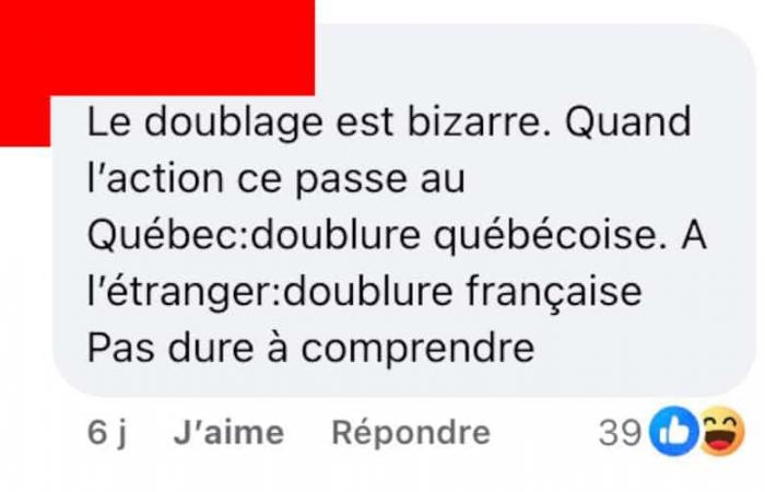 Cette série américaine basée sur une histoire québécoise a été tournée en anglais avec des acteurs québécois qui se sont eux-mêmes doublés pour la version française et tout le monde est bien impliqué.