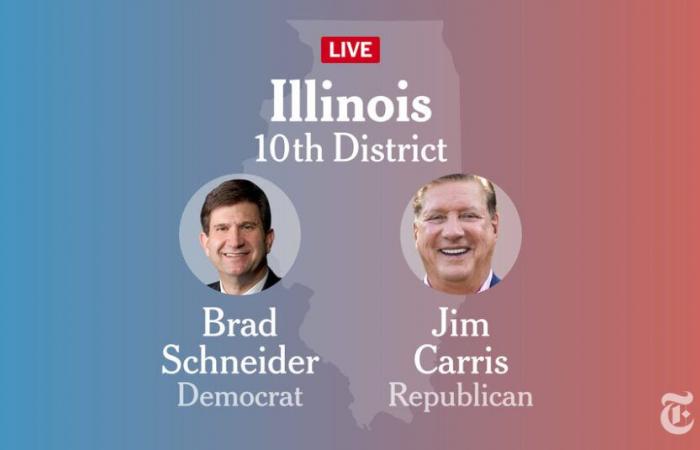 Résultats des élections du 10e district du Congrès de l’Illinois 2024 : Schneider contre Carris