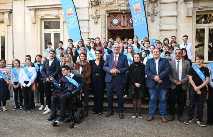 La cérémonie d’investiture des 54 jeunes du conseil départemental a eu lieu