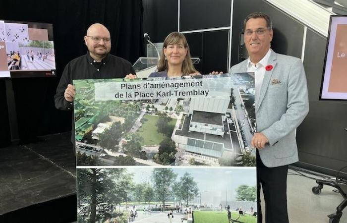 Les plans de la future Place Karl-Tremblay dévoilés