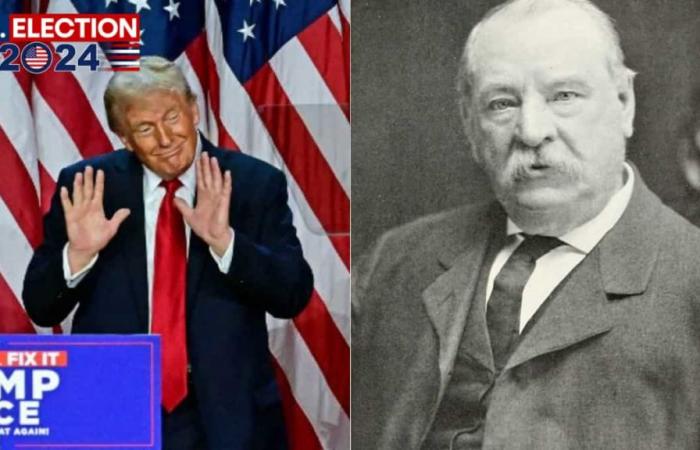 Donald Trump réitère un exploit vieux de 130 ans et devient l’un des deux présidents à…