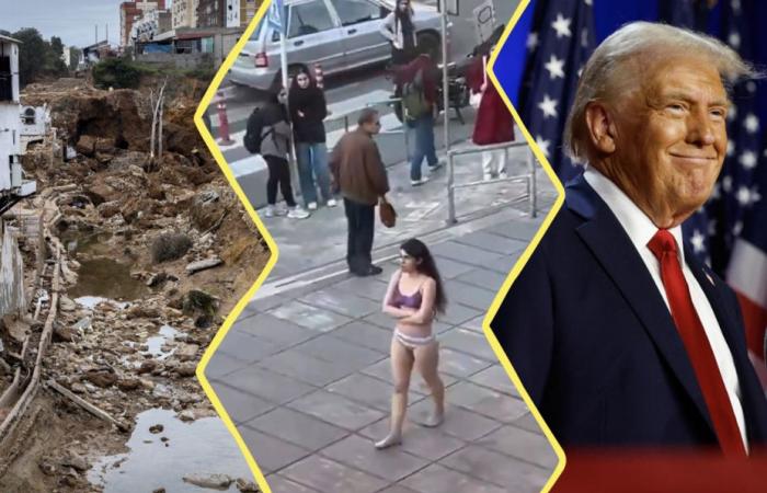 Des inondations en Espagne, une Iranienne courageuse et Donald Trump comme président.