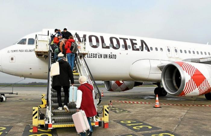 les premiers passagers de la ligne Volotea ont décollé