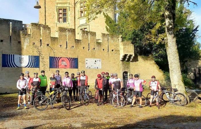 Sarrancolin. La sortie Entente Cycliste à Simorre dans le Gers