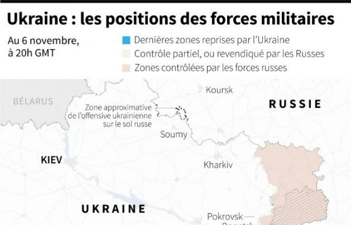 Zelensky rejette l’idée d’un cessez-le-feu ou de « concessions » à la Russie – 07/11/2024 à 20:38