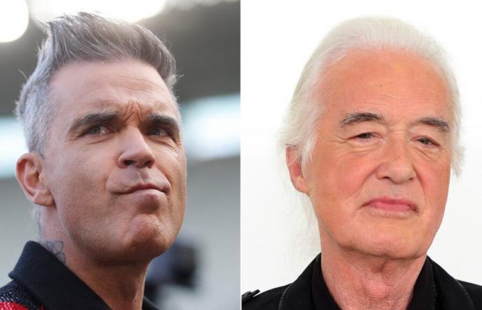 Robbie Williams et Jimmy Page se battent toujours pour les jardins