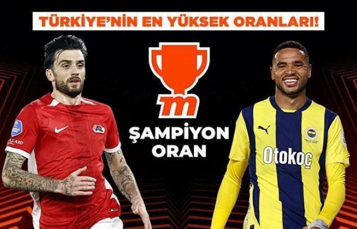 Fenerbahçe vise une victoire contre l’AZ Alkmaar ! Les cotes les plus élevées du match sont à Misli… – Football – Actualités sportives