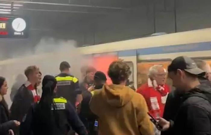 Pyros dans le métro – chaos devant le FC Bayern contre Benfica – Munich