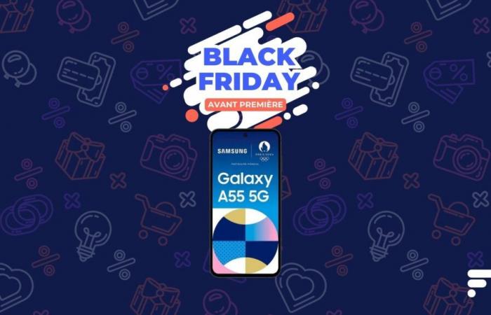 Le Samsung Galaxy A55 est de retour à un prix avantageux pour les offres de prévisualisation du Black Friday