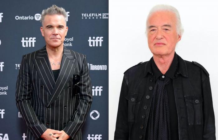 Jimmy Page aurait ravivé la querelle de voisinage avec Robbie Williams