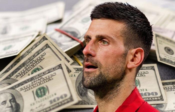 Djokovic économise 200 000 francs grâce à sa blessure