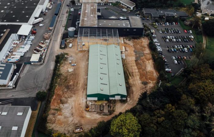 Extension du Petit Vapoteur. Les premières images vues du ciel du chantier