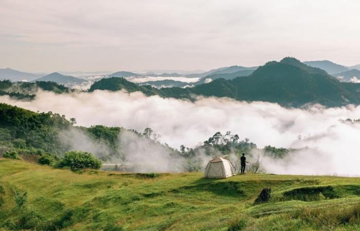 Un lieu de « guérison » à Quang Nam attire les touristes pour camper, échapper à la poussière et chasser les nuages ​​– Vietnam.vn